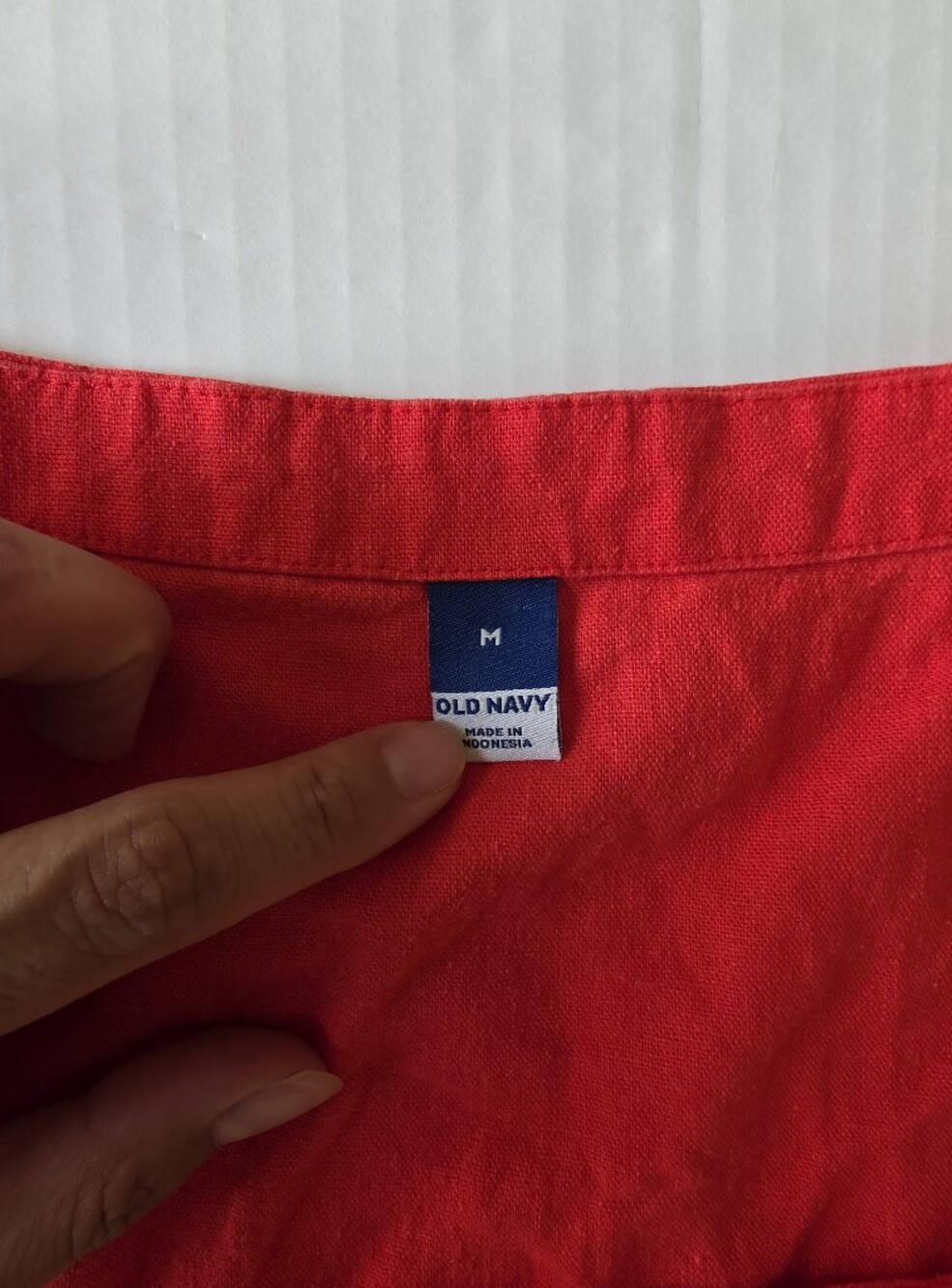 Red Linen Crop Top Sleeveless Eurosummer Clean girl Resortwear - Picture 2 of 3